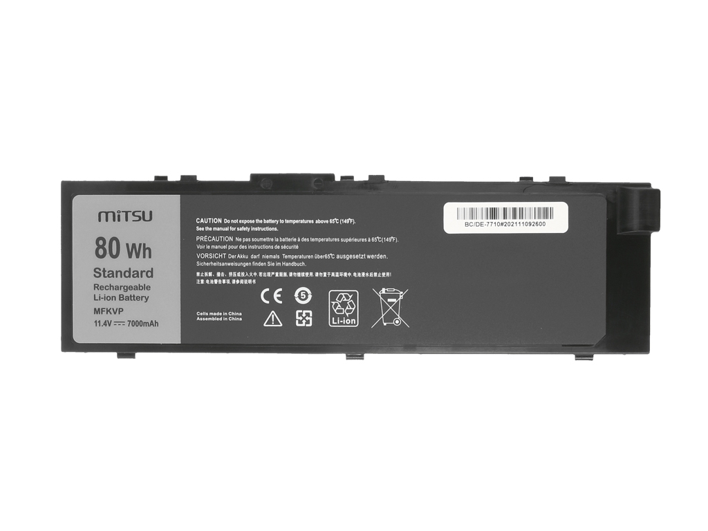 Bateria do laptopa Dell Precision 7510; 7520; 7710; 7720; M7510; M7710 11.4 V 7000 mAh - obrazek 4