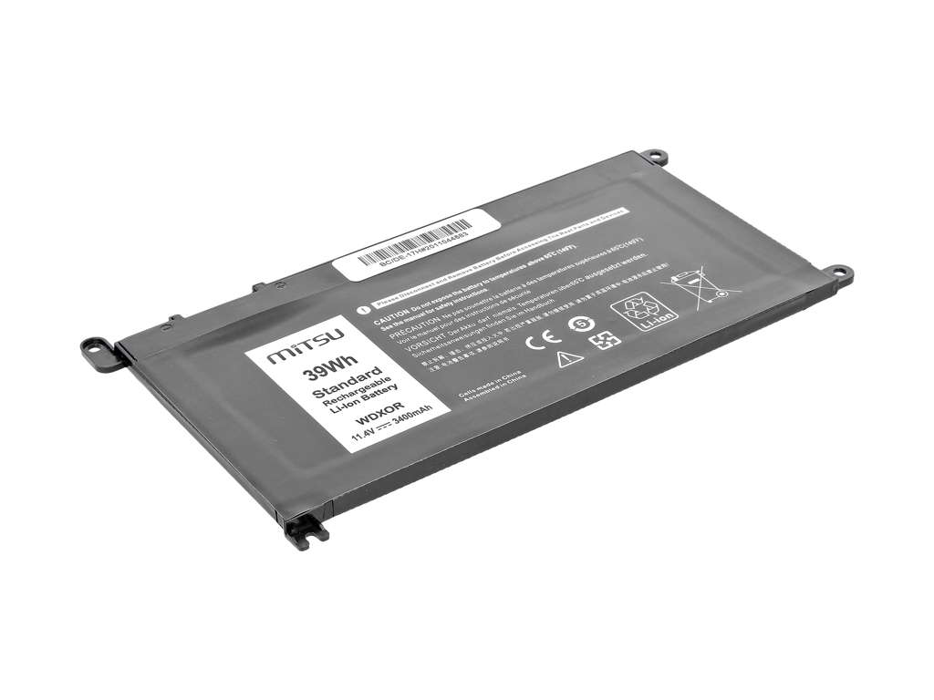 Bateria do laptopa Dell Inspiron 13; 15; 17; Latitude 3480; 3490; 3580; 3590; Vostro 5568; 5481; 5581  11.4 V  3400mAh