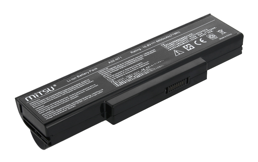 Bateria do laptopa Asus K72; K73; N73; X77 10.8 V 6600 mAh - obrazek 3