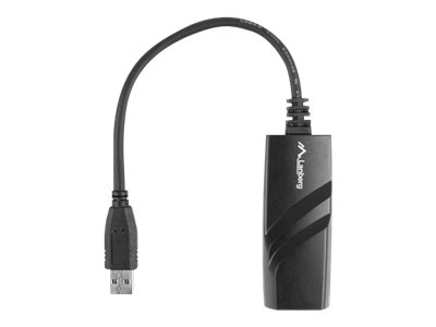Karta sieciowa USB 3.0 LAN Gigabit Ethernet 10/100/1000 Mb/s RJ45 Lanberg NC-1000-01 - obrazek 2