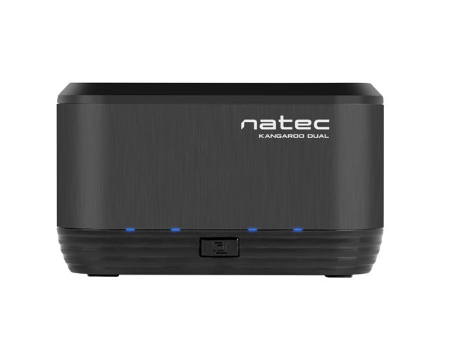 Stacja dokująca dla dysków HDD 2.5 i 3.5 USB 3.0 Dual HDD Natec Kangaroo - obrazek 3