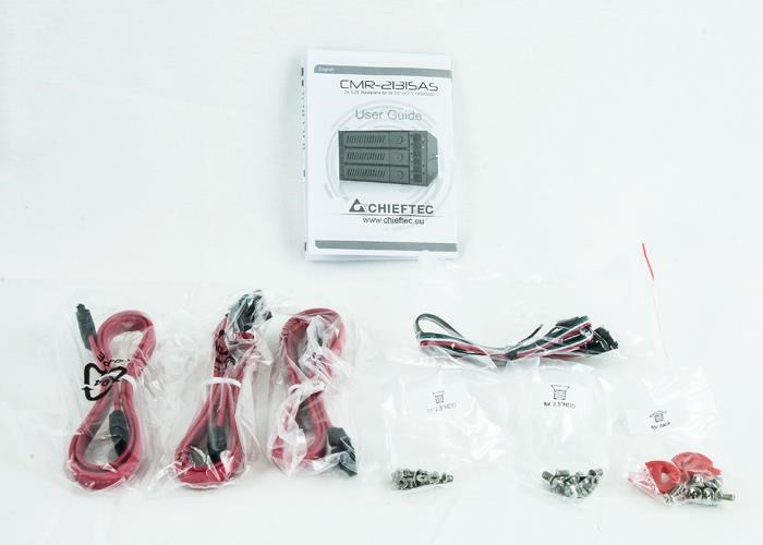 Kieszeń 5.25" -> 4xHDD/SSD 3.5" Chieftec CMR-3141SAS - obrazek 5