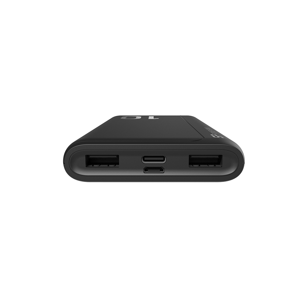 PowerBank Silicon Power 10000mAh GP15 1x USB-C, 2x USB-A Czarny - obrazek 3