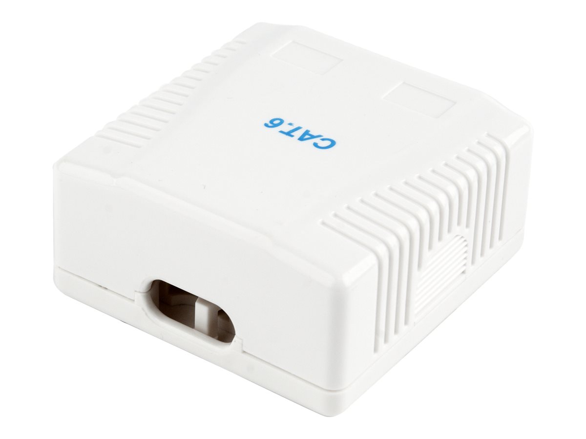 Gniazdo Natynkowe kat. 6 podwójne białe Gembird - obrazek 2