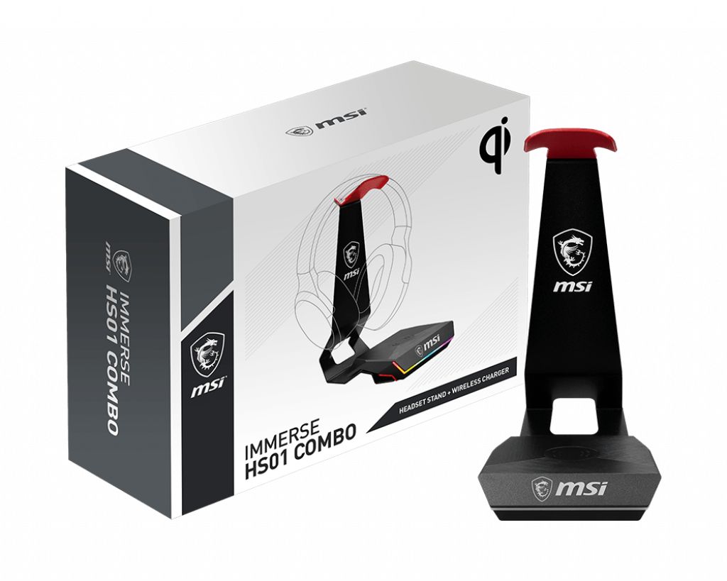 Stojak na słuchawki MSI HS01 COMBO - obrazek 2