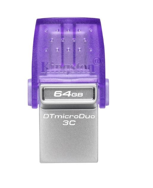 Flashdrive 64GB USB 3.2 Type-C Kingston Data Traveler MicroDuo 3C G3 - obrazek 2