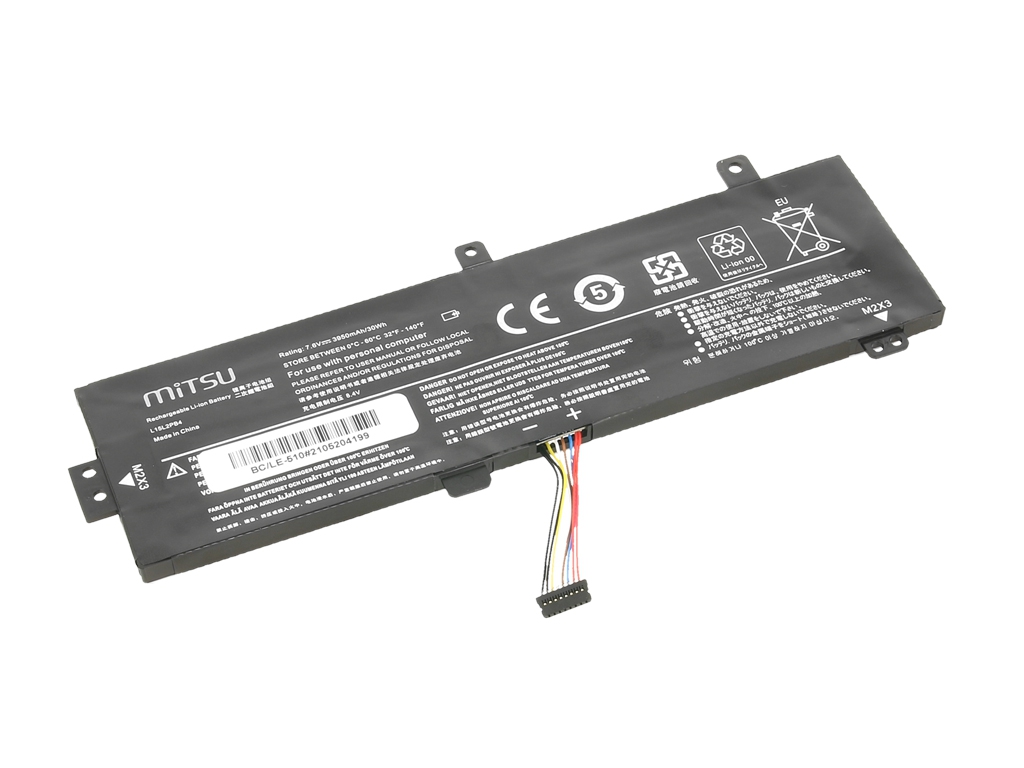 Bateria do laptopa Lenovo IdeaPad 310; 510  7.6 V  4100 mAh