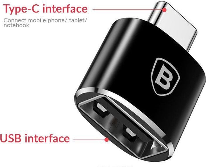 Adapter USB Type-C męski na USB 3.0 żeński Baseus - obrazek 4