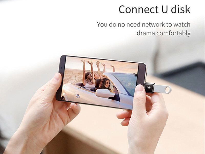 Adapter USB Type-C męski na USB 3.0 żeński Baseus - obrazek 5