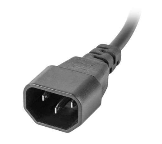 Listwa zasilająca Lanberg Rack 19" 1U 250V/10A 2500W 7 x Schuko ; wtyk IEC C14 2.0 m czarna - obrazek 2