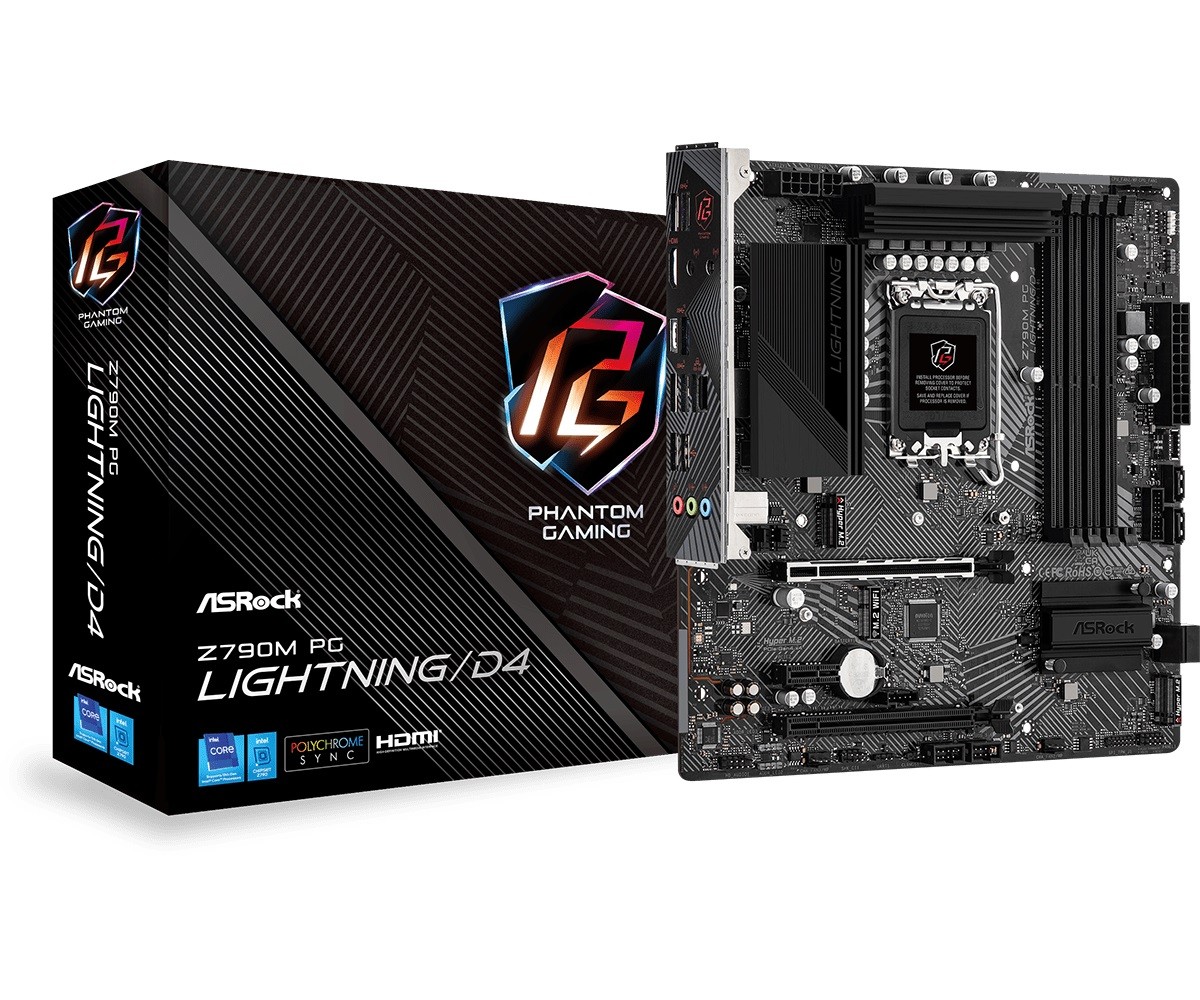 Płyta Socket LGA1700  ASRock Z790M PG Lightning/D4
