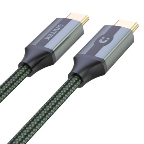 Kabel USB Type-C 1.0 m Unitek 100W 4K 10Gbps Oplot - obrazek 2