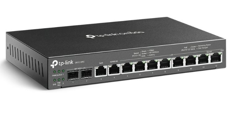 Router TP-Link ER7212PC VPN Omada 3-w-1 Gigabit PoE+ - obrazek 3