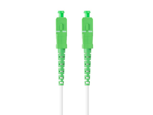 Patchcord światłowodowy Sm Sc/Apc-Sc/Apc Simplex 3.0mm 5.0m Biały Lanberg - obrazek 2