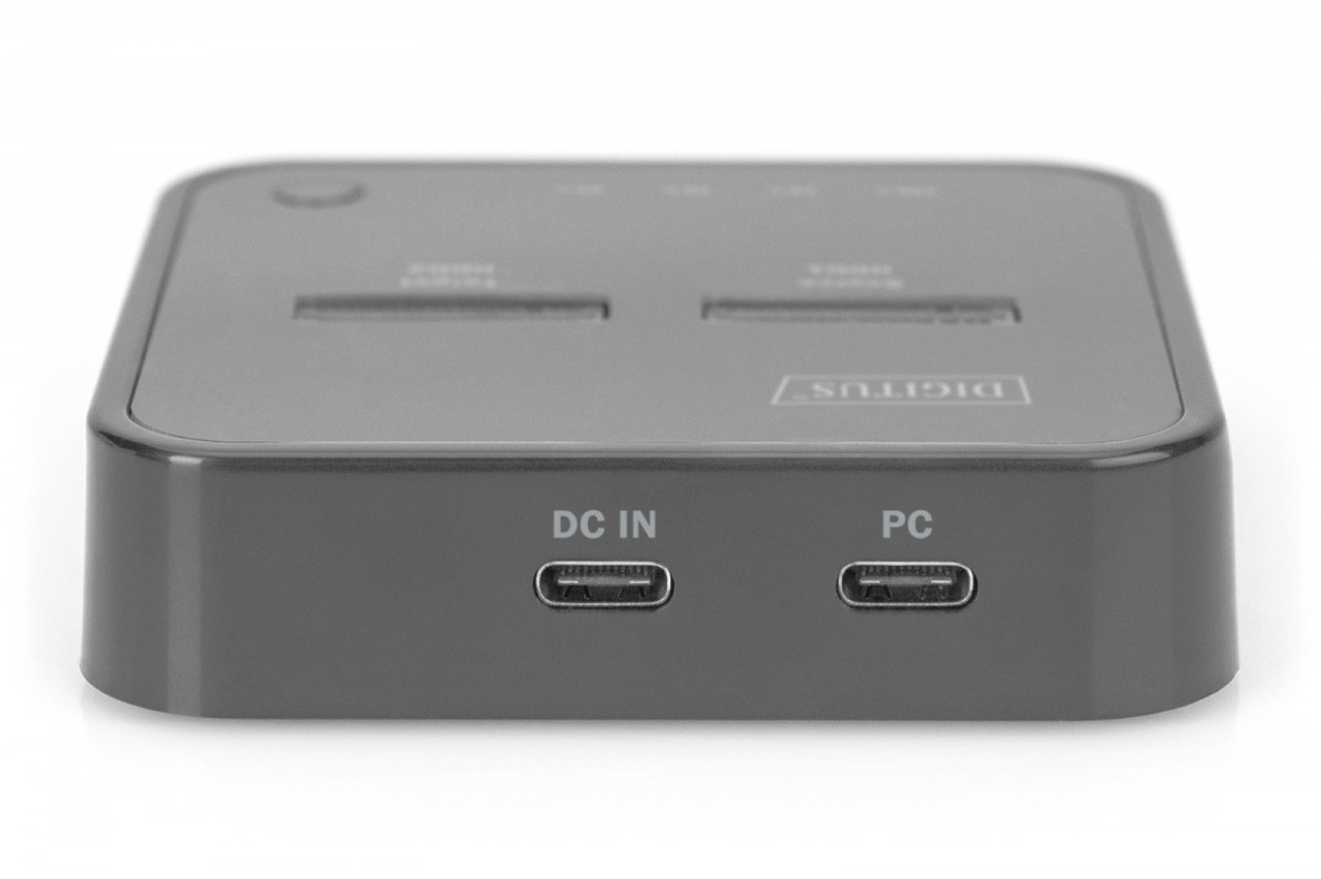 Stacja dokująca dla dysków 2 x SSD M.2 NVMe USB-C Digitus - obrazek 2