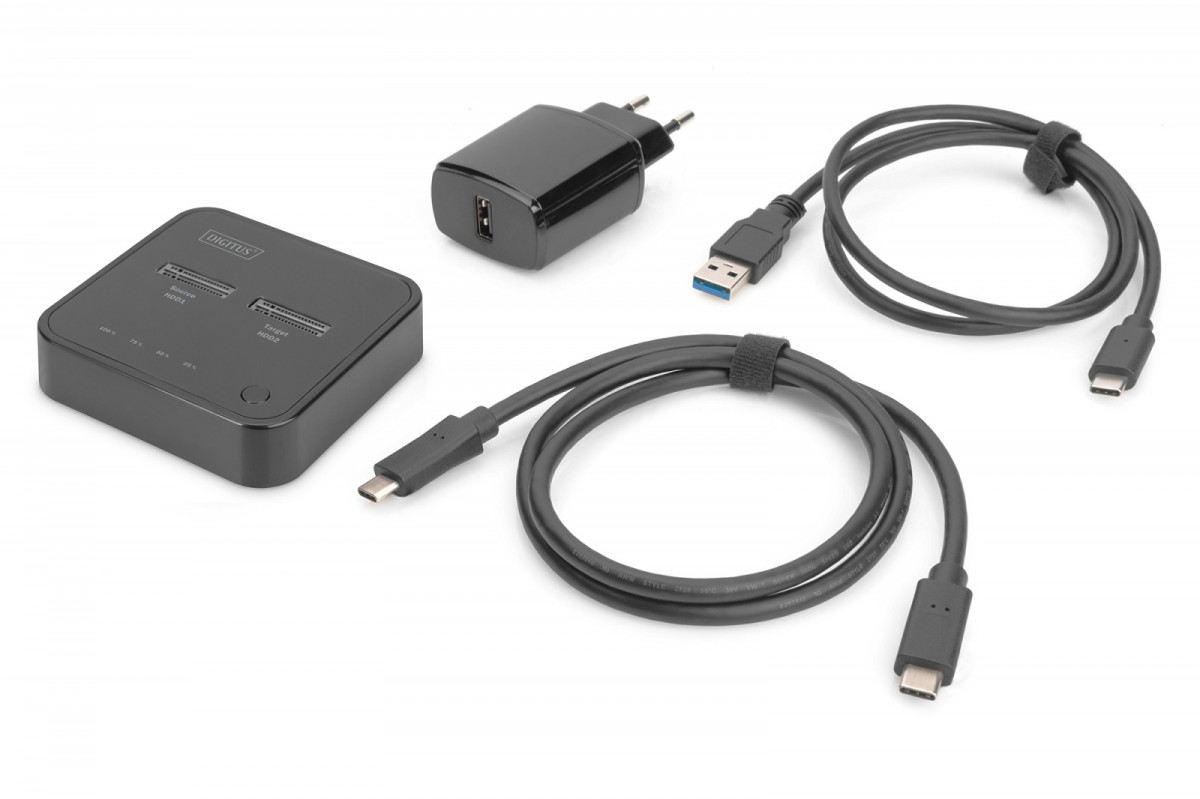 Stacja dokująca dla dysków 2 x SSD M.2 NVMe USB-C Digitus - obrazek 5