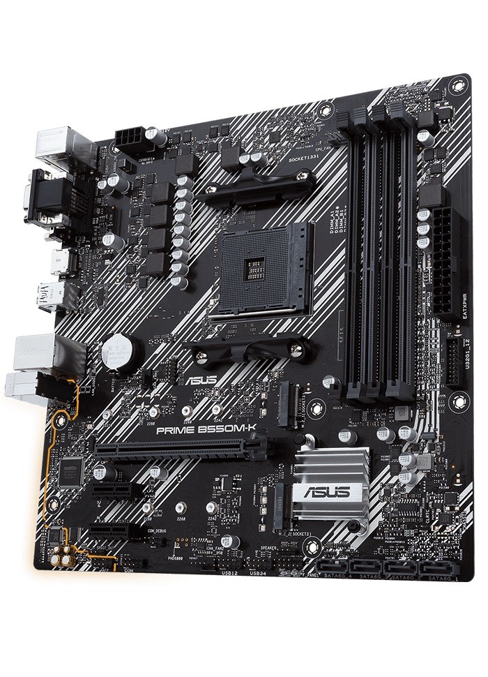 Płyta Socket AM4 Asus PRIME B550M-K - obrazek 2