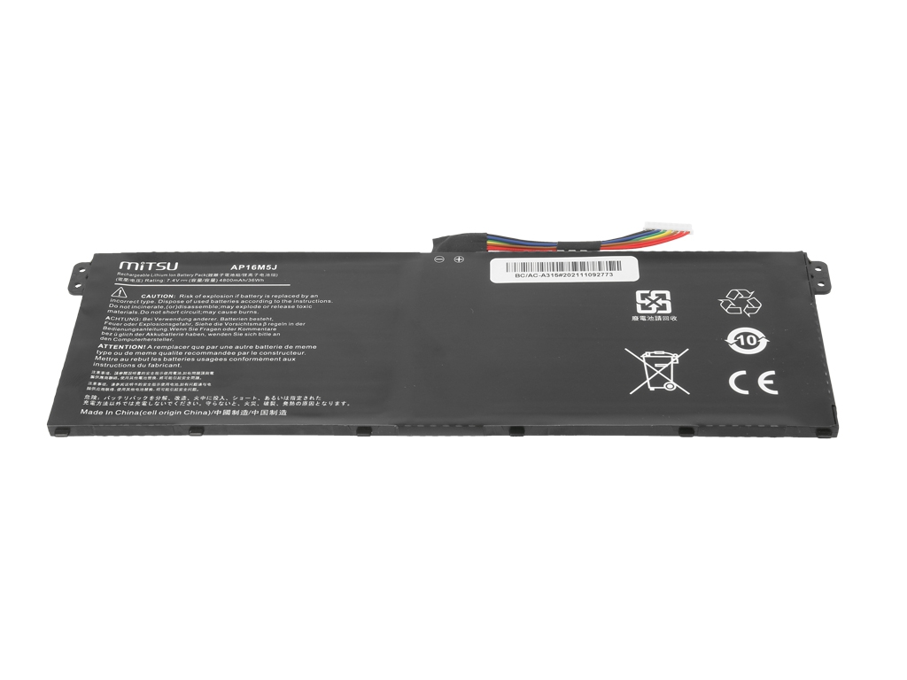 Bateria do laptopa Acer Aspire 3 A314; A315 7.4 V 4800 mAh - obrazek 2