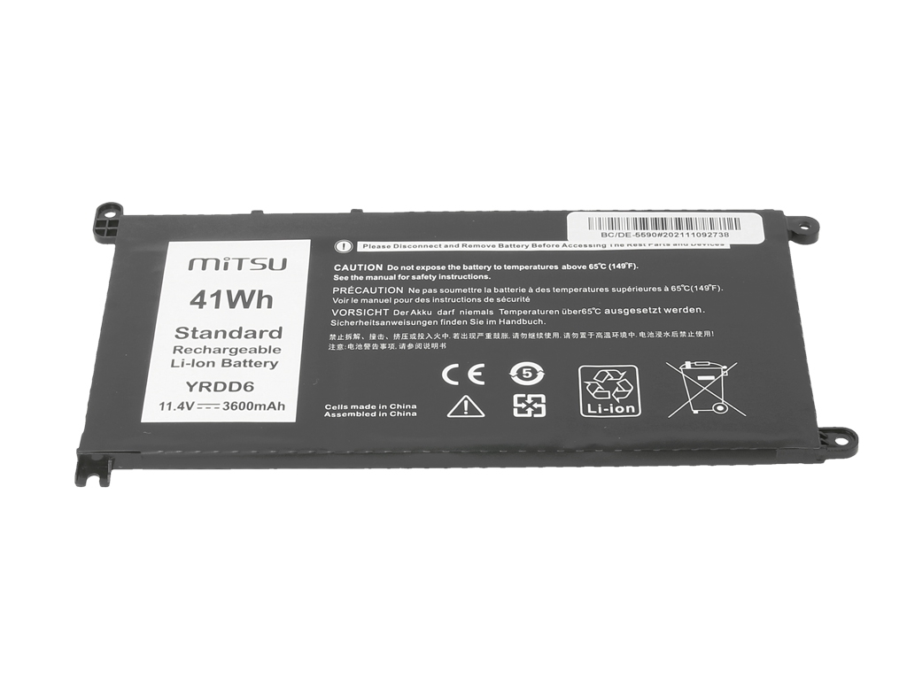 Bateria do laptopa Dell Vostro 3491; 5481; 5490; 5581; 5590 11.4 V 3600 mAh - obrazek 2