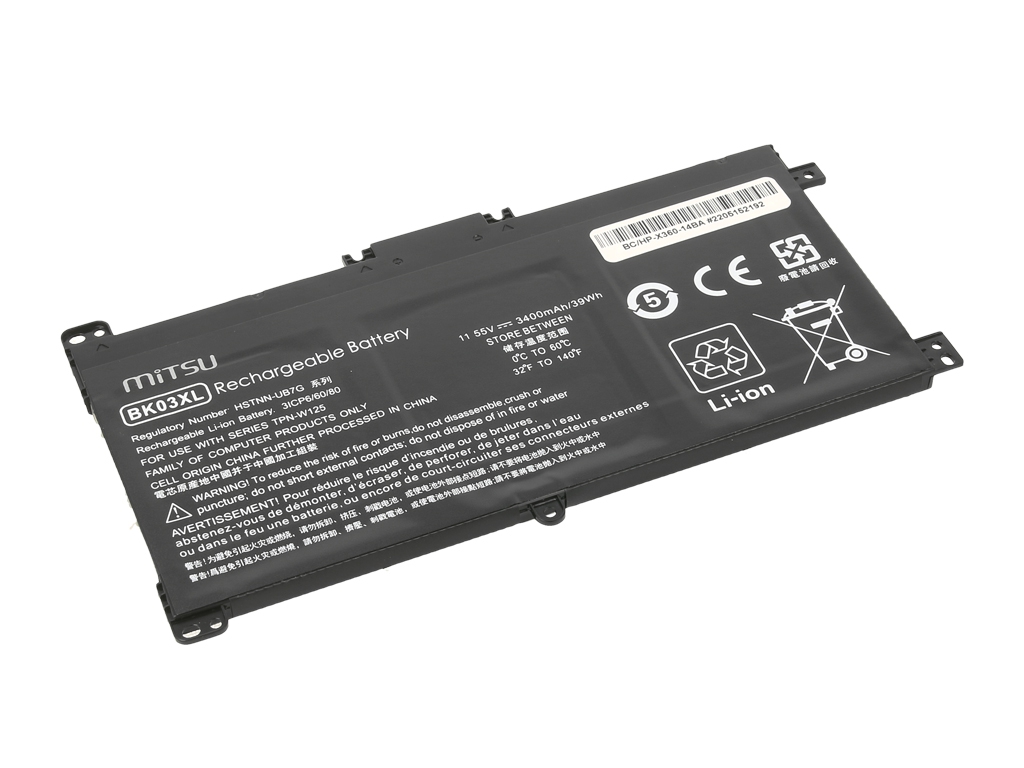 Bateria do laptopa HP Pavilion X360 14-BA  11.55  3400 mAh
