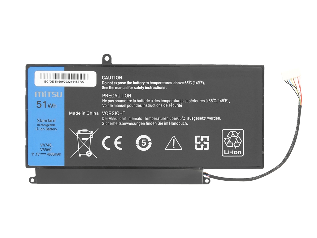 Bateria do laptopa Dell Latitude 5460; 5480; 5560; P34F 11.1V 4600mAh - obrazek 3
