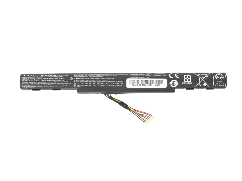 Bateria do laptopa Acer E5-573; E5-573G 14.8V 2700mAh - obrazek 3