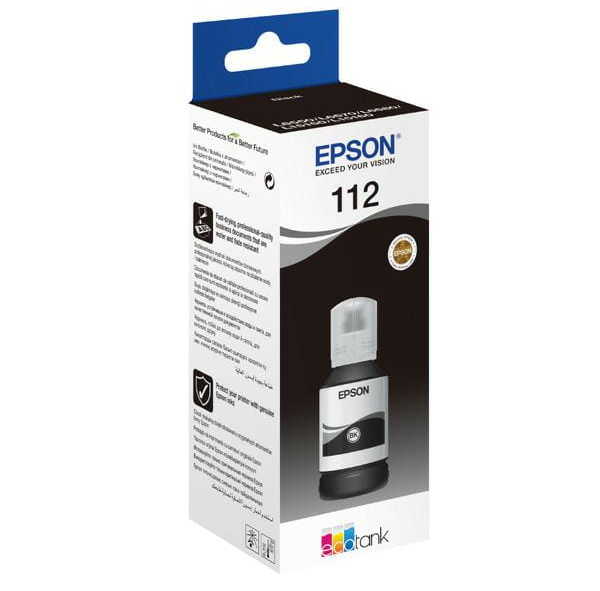 Tusz Epson 112  Black  EcoTank  7500 str.