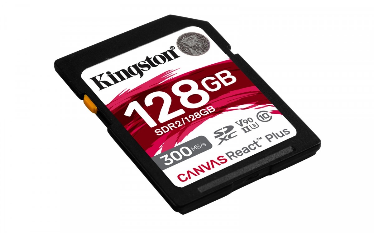 - karta pamieci SD 128GB SDXC Kingston Canvas React Plus 300MB/260MB - obrazek 2