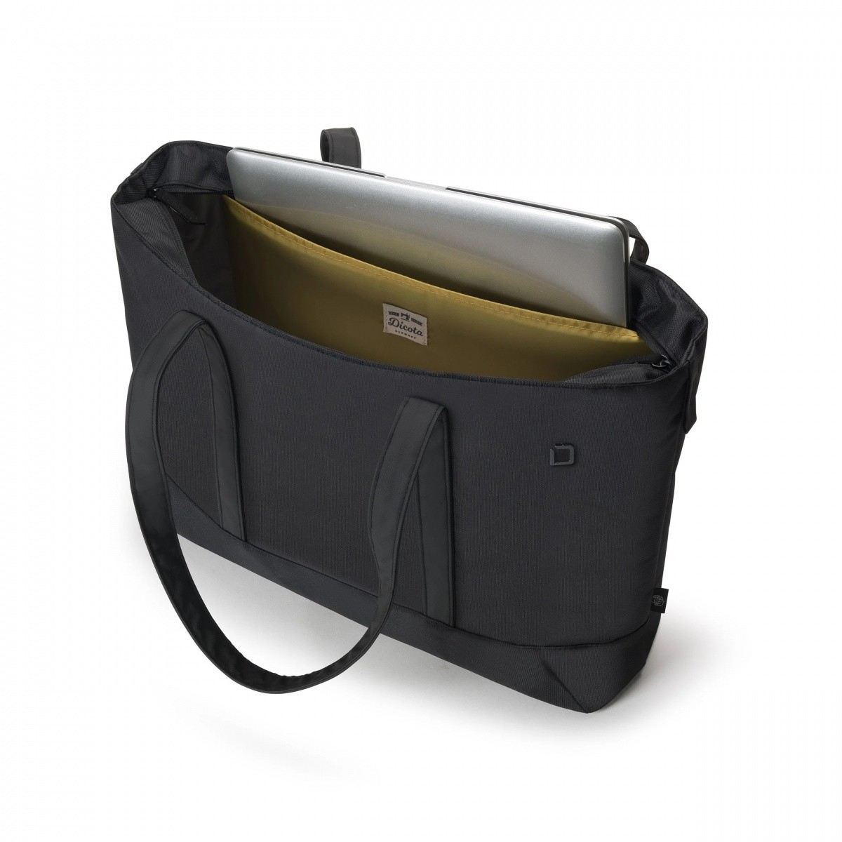 Torba na laptopa Dicota Shopper Eco Motion 13 - 14.1" Czarna - obrazek 4