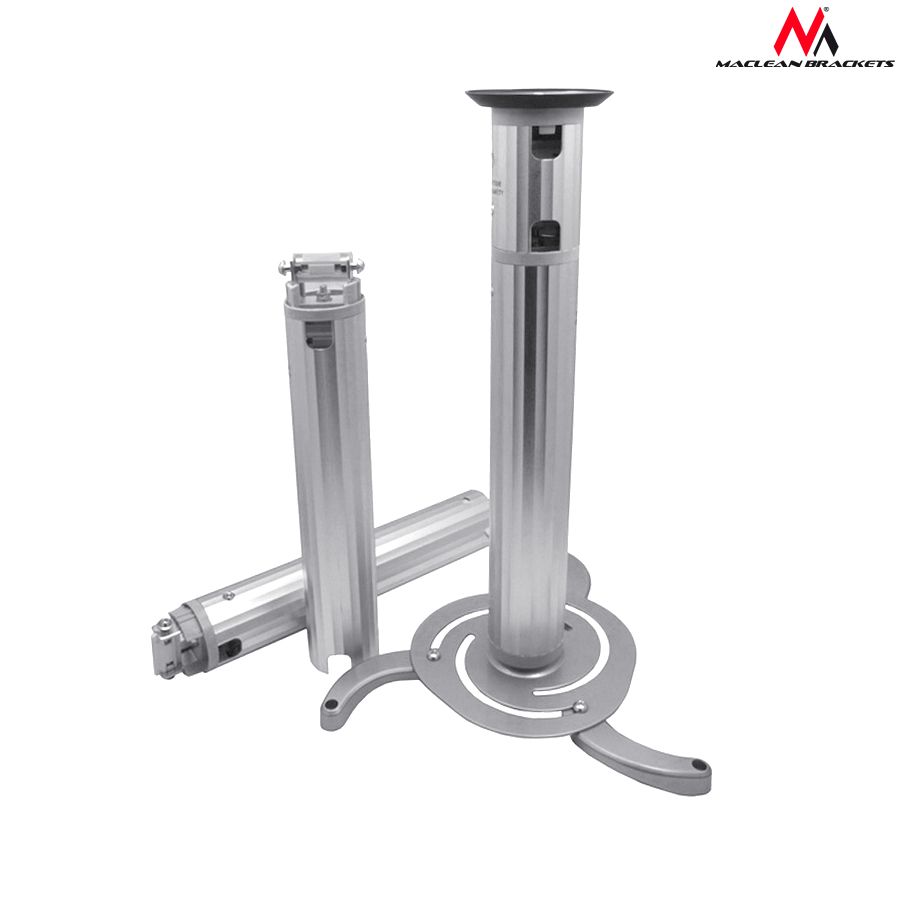 Uchwyt do mocowania projektora sufitowy z regulowanym ramieniem 80-980mm 10 kg Maclean - obrazek 4