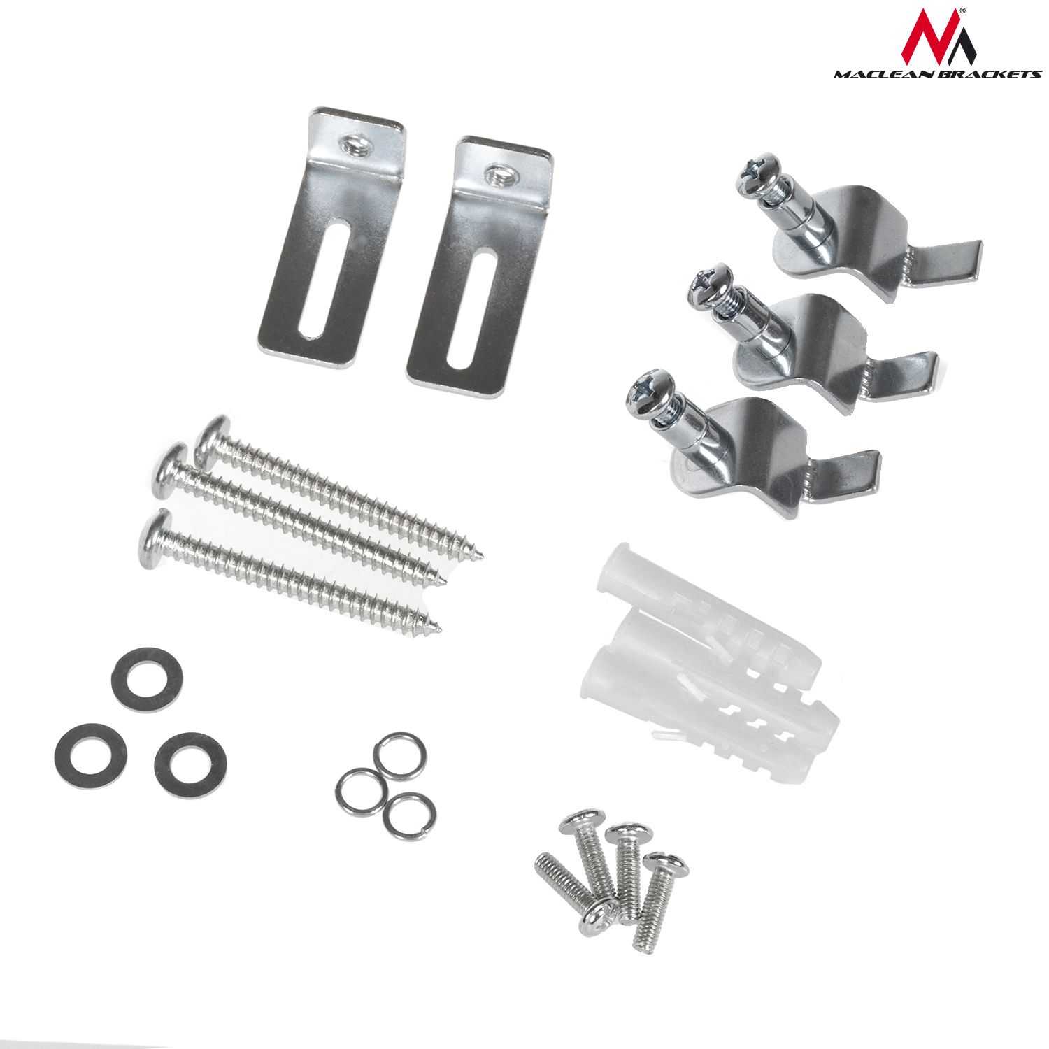 Uchwyt do mocowania projektora sufitowy z regulowanym ramieniem 80-980mm 10 kg Maclean - obrazek 5