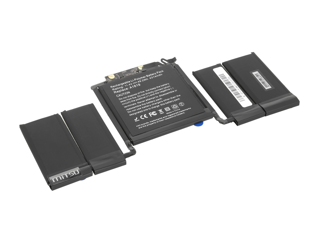 Bateria do laptopa Apple MacBook Pro 13" - A1706 (A1819)  11.4 V  4314 mAh