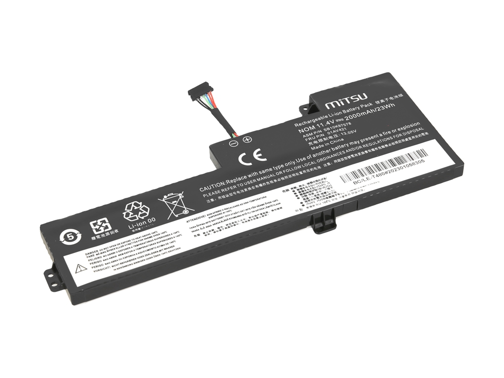 Bateria do laptopa Lenovo ThinkPad T480; A475  11.4V  2000mAh