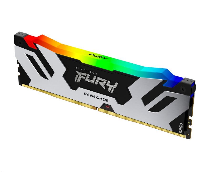 DIMM PC-6000 DDR5 48GB Kingston KF560C32RSA-48 Fury Renegade Silver RGB