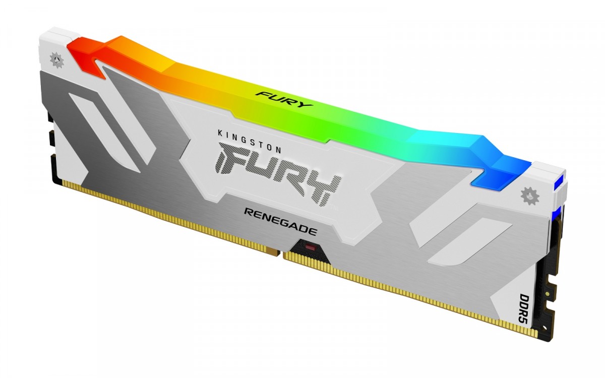 DIMM PC-6000 DDR5 32GB Kingston KF560C32RWAK2-32 Fury Renegade White RGB XMP **2 x 16GB** - obrazek 2