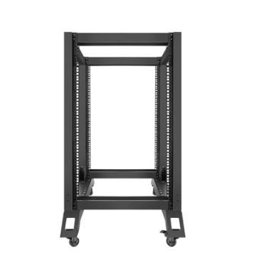 Szafa stojąca Open Rack rack 19'' 18U 600x800mm Czarna Langberg - obrazek 4