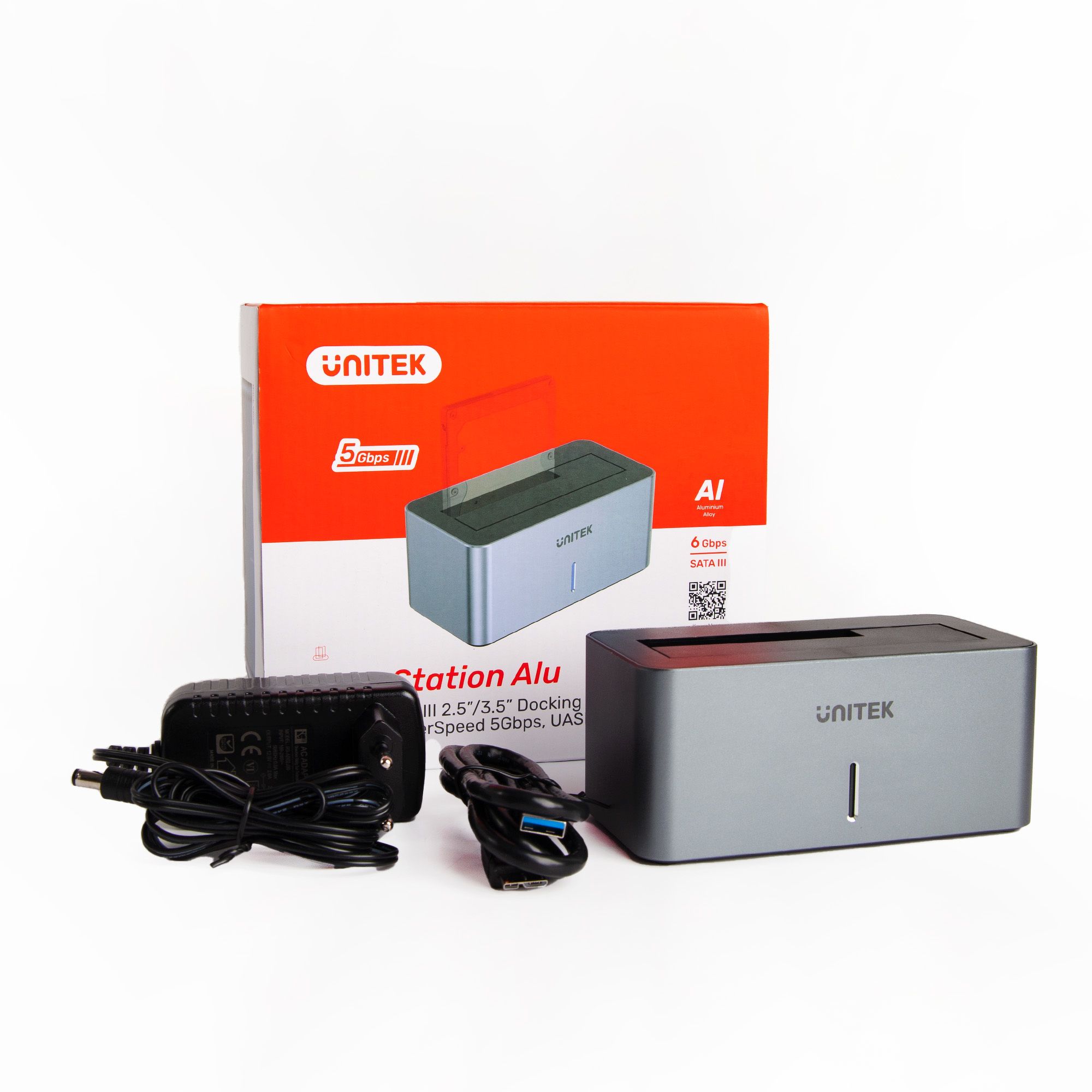 Stacja dokująca dla dysków HDD 2.5 i 3.5 USB 3.1 Unitek S1304A - obrazek 3