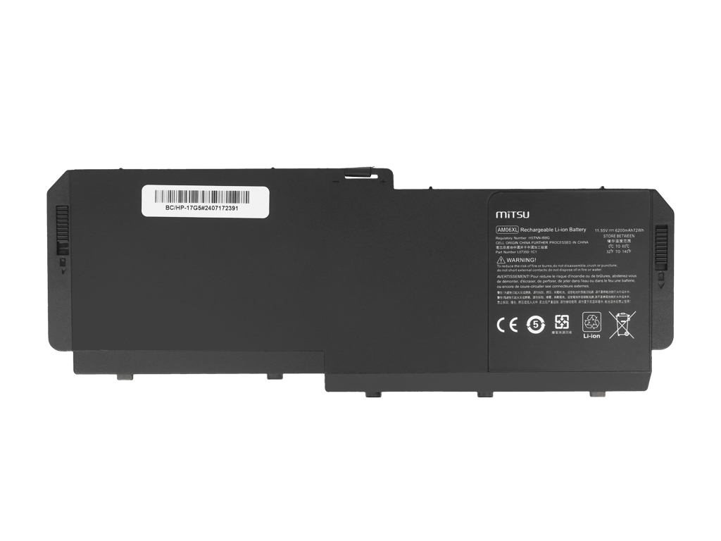 Bateria do laptopa HP ZBook 17 G5, G6 11.55V 6200 mAh - obrazek 2