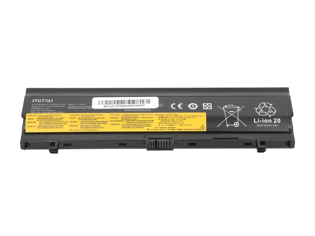 Bateria do laptopa Lenovo ThinkPad L560; L570 10.8 V 4400 mAh - obrazek 4