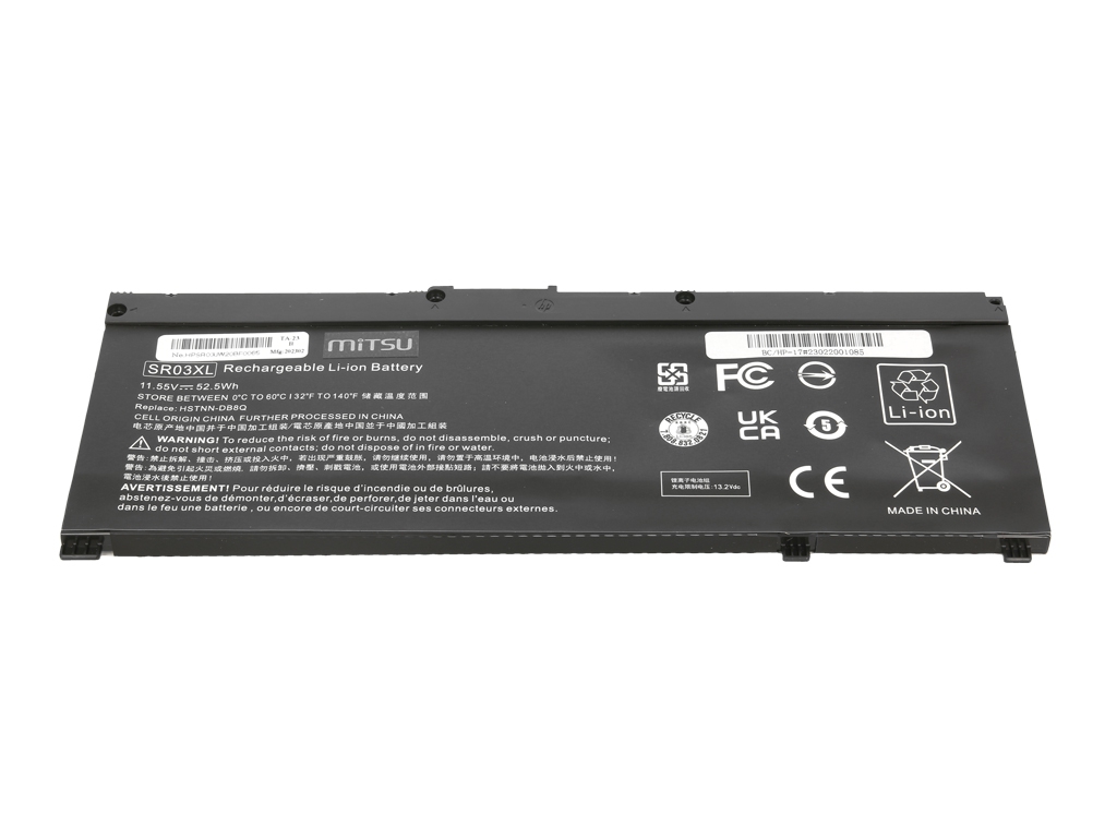 Bateria do laptopa HP Pavilion Gaming 15; 17 11.55 V 4545mAh - obrazek 2