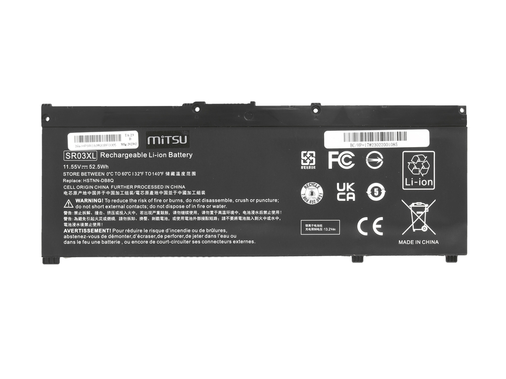 Bateria do laptopa HP Pavilion Gaming 15; 17 11.55 V 4545mAh - obrazek 4