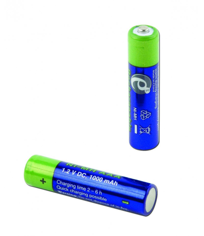 Akumulatorki AAA/1000 mAh NIMH 2 szt. Gembird - obrazek 2