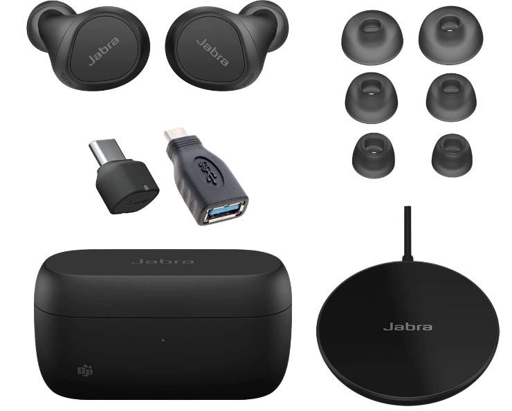 Słuchawki bezprzewodowe Jabra Evolve2 Buds USB-C MS MS Wireless Charging Pad