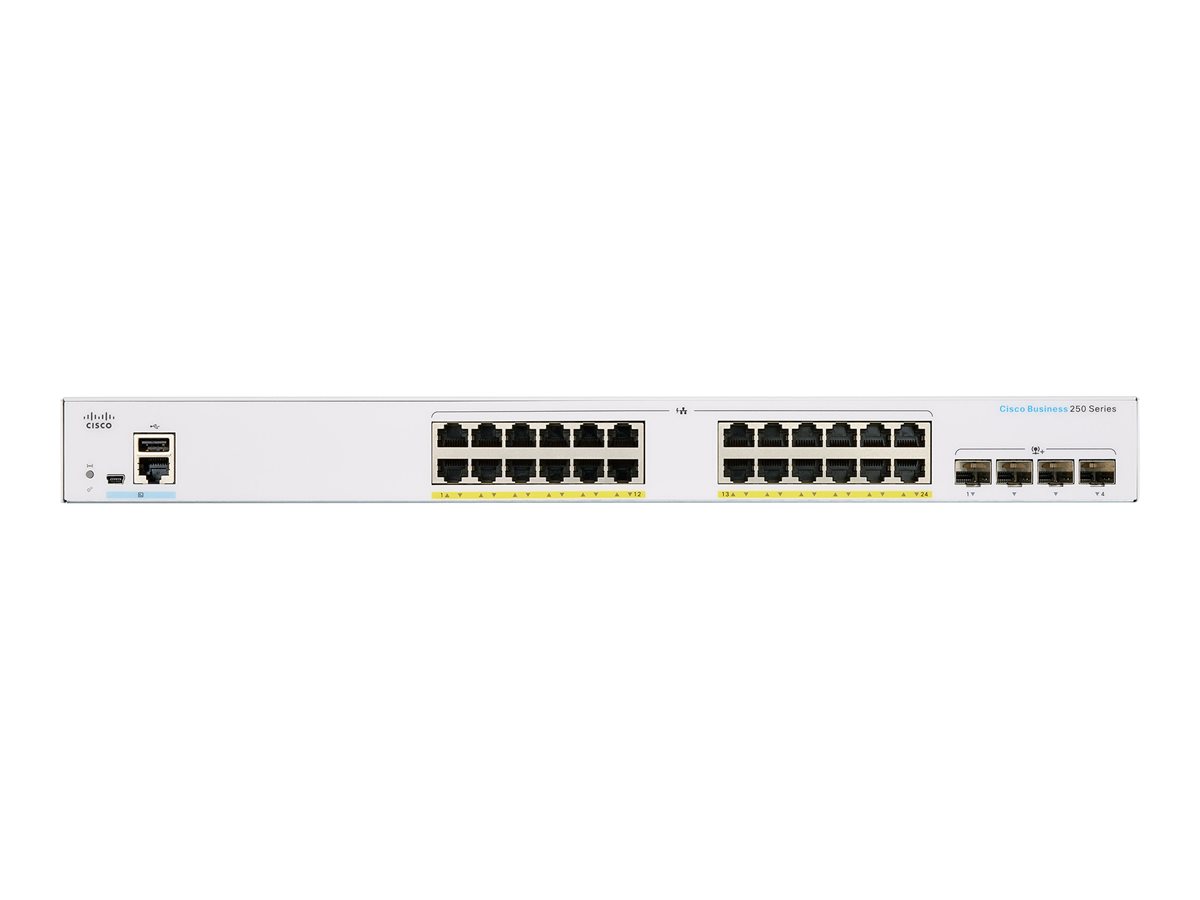 Switch Cisco CBS250-24T-4X Smart 24-port Gigabit 4X10G SFP+ - obrazek 2