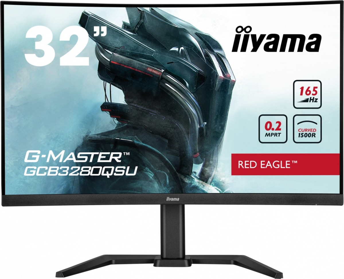 Monitor 31,5" iiyama G-MASTER gaming series GCB3280QSU-B1  Red Eagle Curved