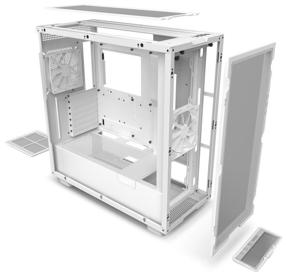 Obudowa NZXT H7 Flow z oknem Biała - obrazek 2