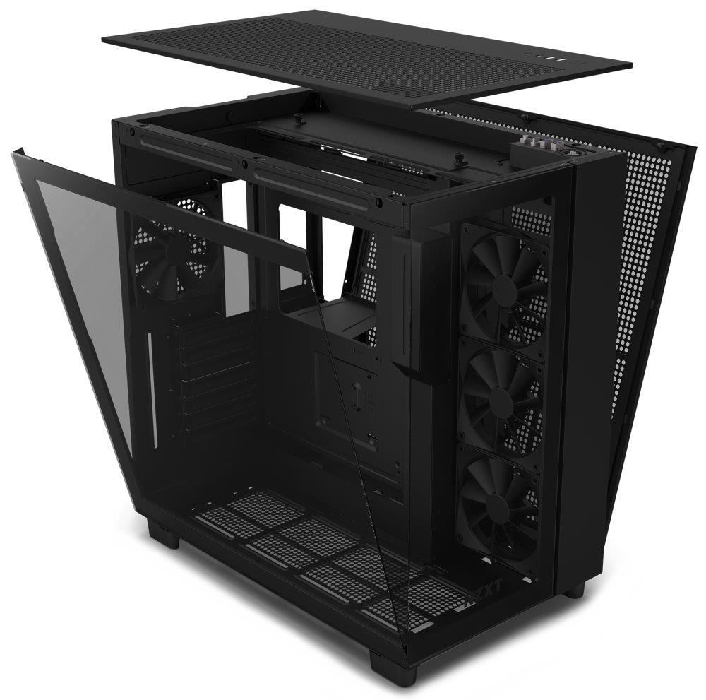 Obudowa NZXT H9 Flow z oknem Czarna - obrazek 4
