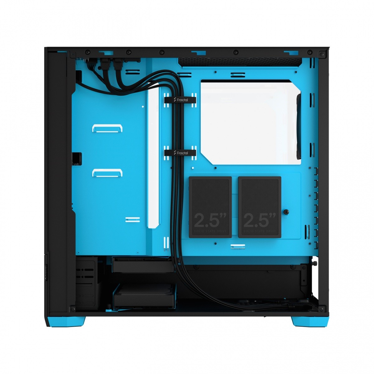 Obudowa Fractal Design Pop Air TG Clear Tint RGB Cyan core - obrazek 4