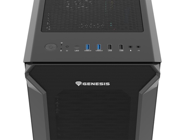 Obudowa Genesis Irid 505F USB 3.0 z oknem - obrazek 3
