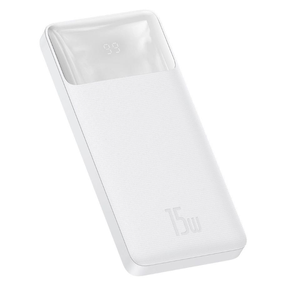 PowerBank Baseus Bipow 10000mAh PD 15W Biały - obrazek 5